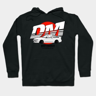 Drift Merch Motorsport Supply DM Logo AE86 with Japan Flag - Light Hoodie